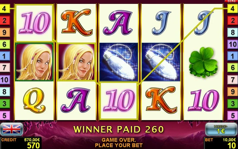 Lucky Lady Charm Slot: publisher artwork