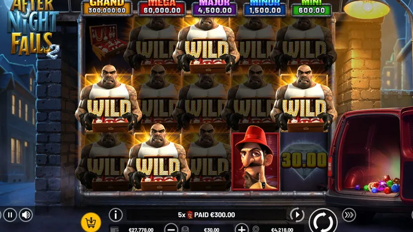 After Night Falls — Gameplay screenshot — base reels