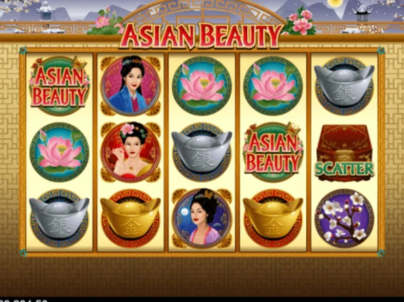 Asian Beauty — Gameplay screenshot — base reels