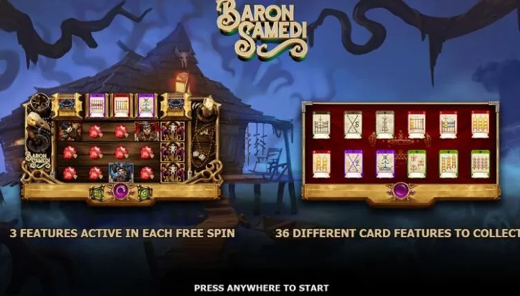 Baron Samedi — Bonus and feature highlights