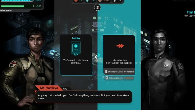 Battlestar Galactica — Gameplay screenshot — base reels
