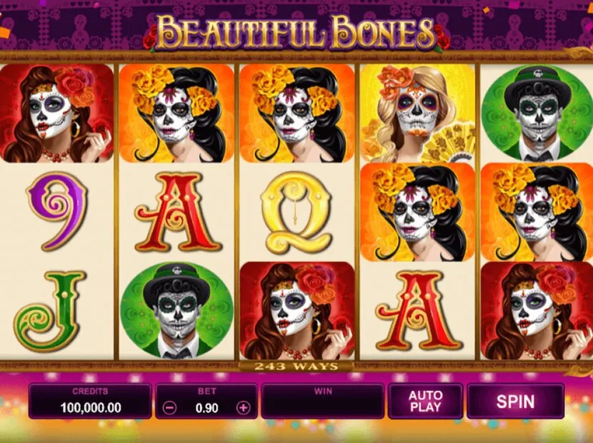 Beautiful Bones slot — Bonus round / free-spins trigger