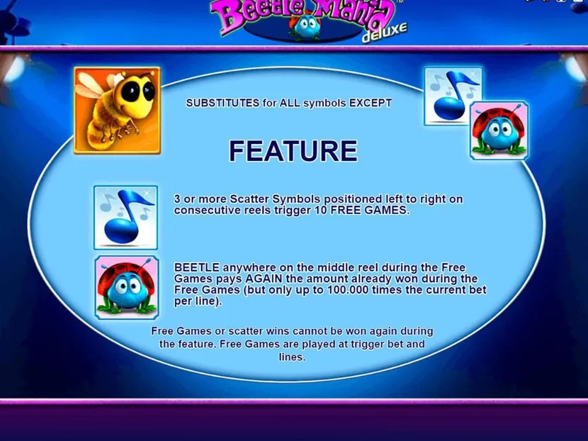 Beetle Frenzy — Game view — different reel state