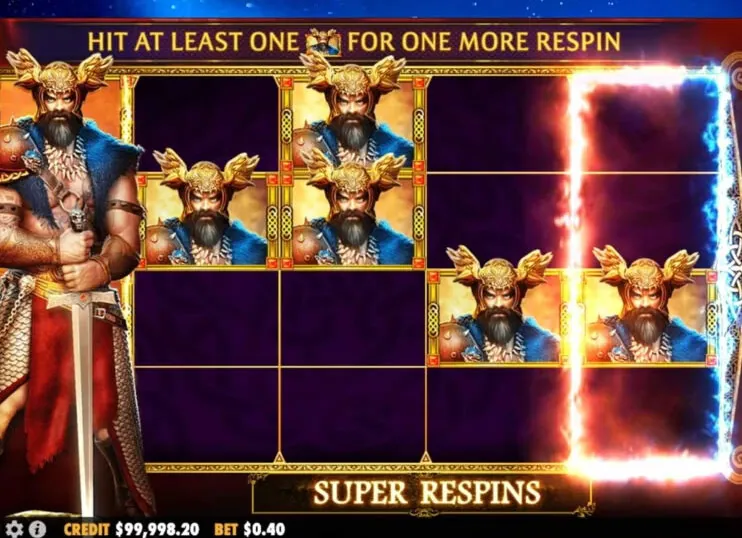 Beowulf slot — Paytable and premium symbols