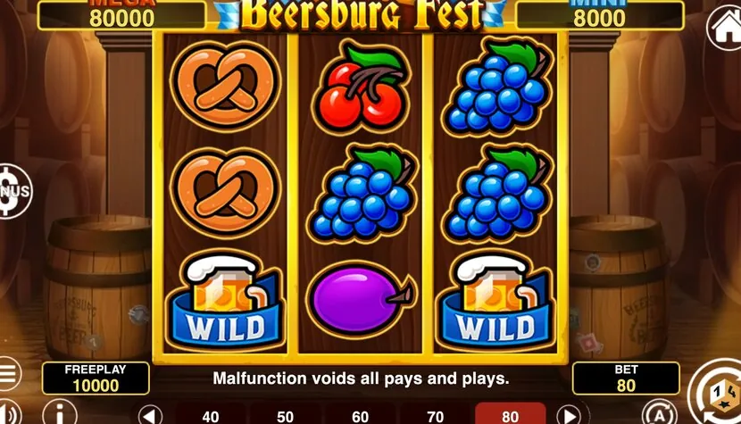Bier Fest — Gameplay screenshot — base reels