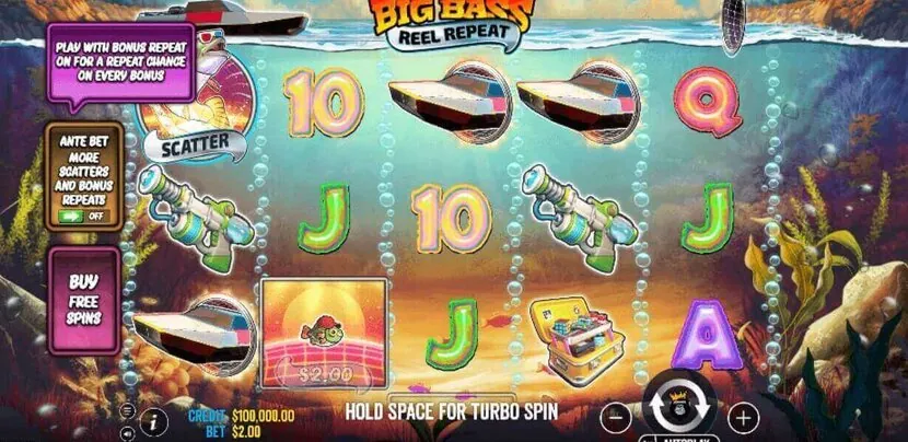 Big Break — Gameplay screenshot — base reels