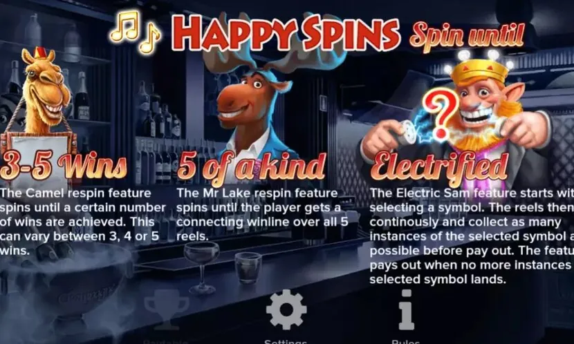 Birthday slot — Paytable and premium symbols