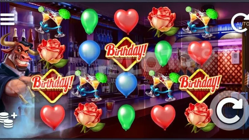 Birthday slot — Mobile portrait view on iOS / Android