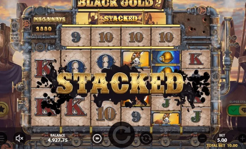 Black Gold slot — Bonus round / free-spins trigger