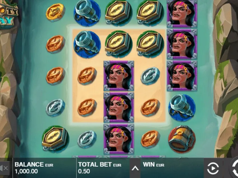 Booty Bay slot — Paytable and premium symbols