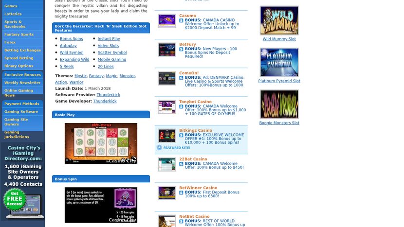 Bork the Berzerker Hack N Slash Edition — Paytable and symbol values