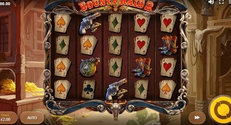 Bounty Raid — Gameplay screenshot — base reels