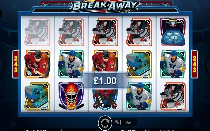 Break Away — Gameplay screenshot — base reels
