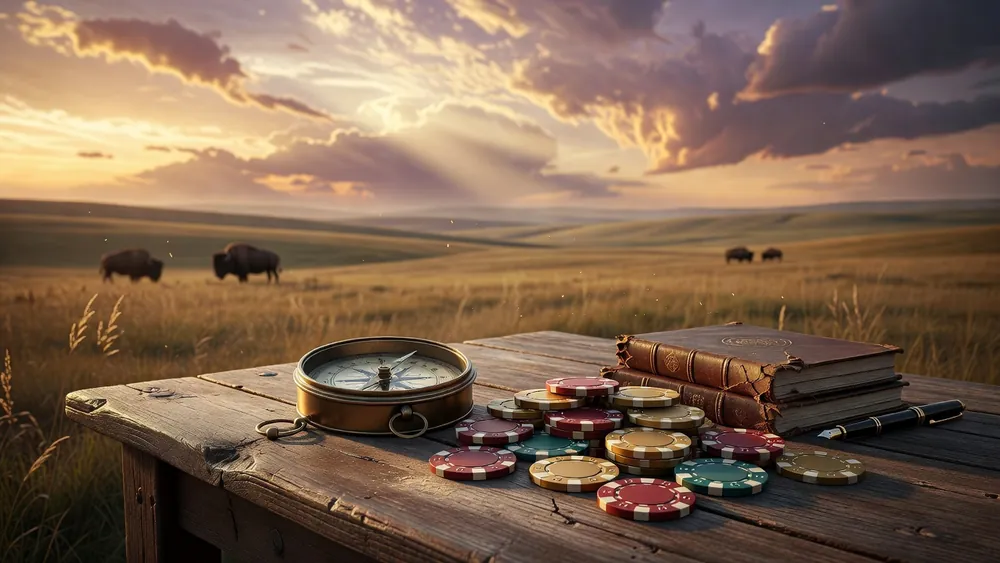 Buffalo Slots Review - 243 Ways to Win, Free Spins & Wild Multipliers slot review theme illustration, AI-generated and not an in-game screenshot.