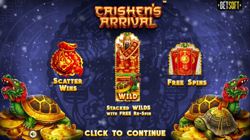 Caishens Arrival slot — Mobile portrait view on iOS / Android