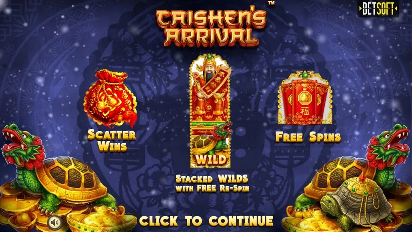 Caishens Arrival slot — Mobile portrait view on iOS / Android