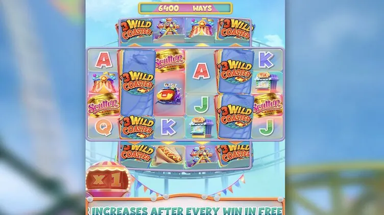 Cash Coaster — Gameplay screenshot — base reels