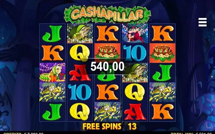 Cashapillar — Bonus and feature highlights