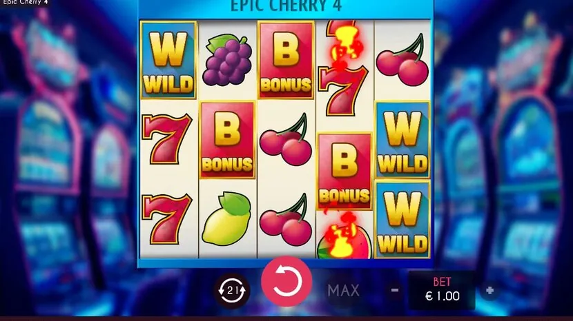 Cherry Trio slot — Mobile portrait view on iOS / Android