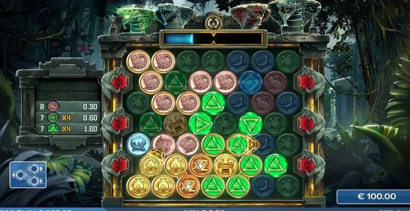 Coba — Gameplay screenshot — base reels