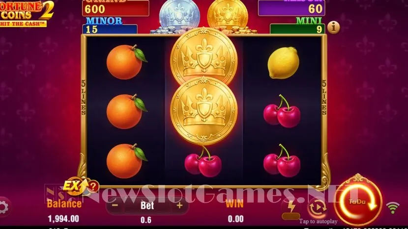 Coins Of Fortune — Gameplay screenshot — base reels