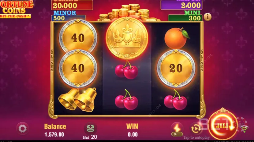 Coins Of Fortune — Game view — different reel state