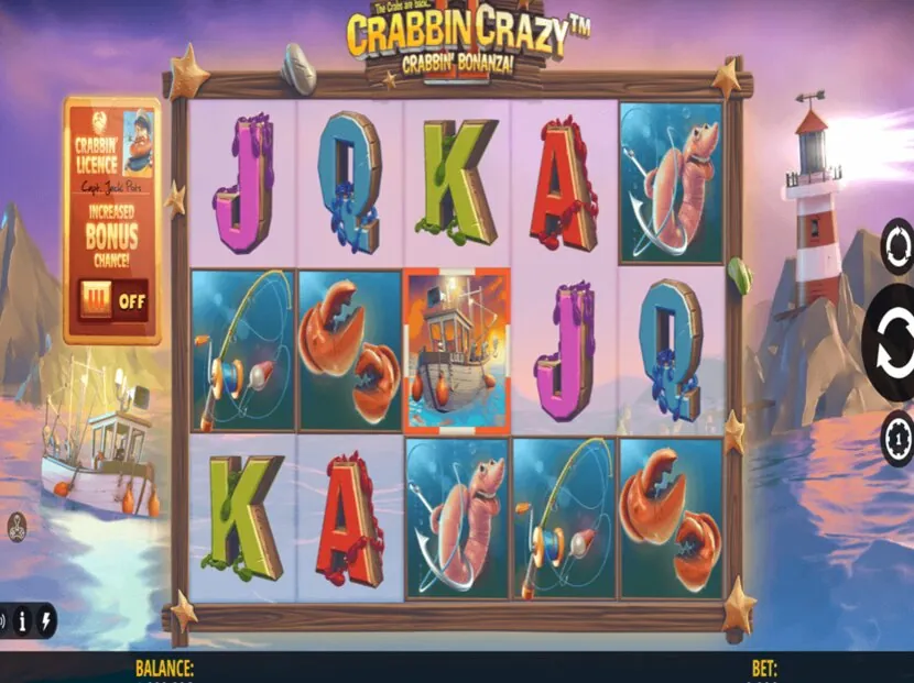 Crabbin Crazy — Game interface and symbols