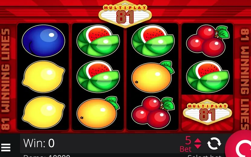 Criss Cross 81 — Gameplay screenshot — base reels