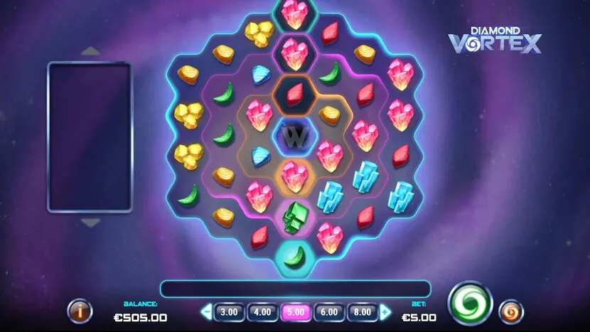 Diamond Vortex — Game view — different reel state