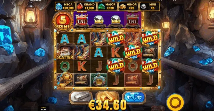 Diamond Wild slot — Paytable and premium symbols