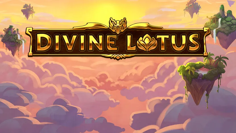 Divine Lotus — Gameplay screenshot — base reels