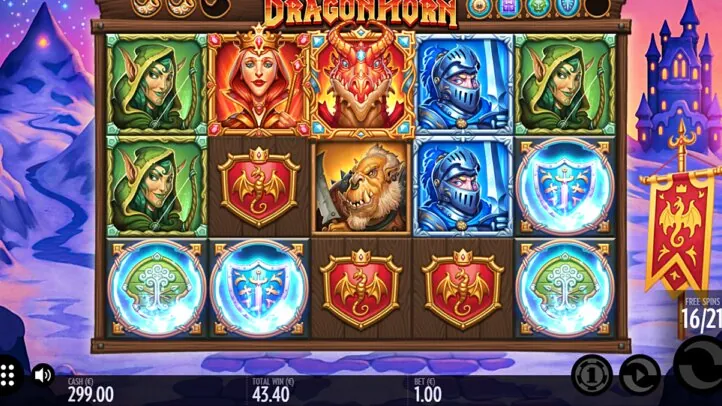 Dragon Horn — Game interface and symbols