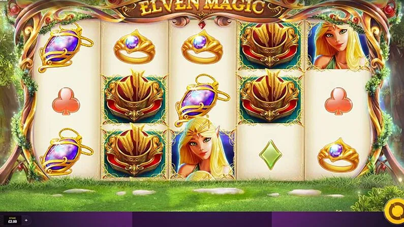 Elven Magic slot — Bonus round / free-spins trigger