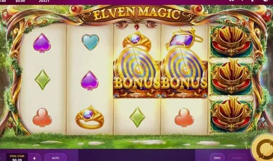 Elven Magic slot — Paytable and premium symbols
