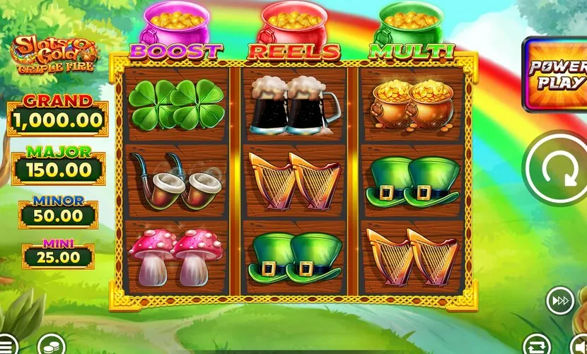 Fire Opals — Gameplay screenshot — base reels