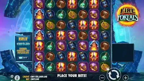 Fire Opals slot — Paytable and premium symbols