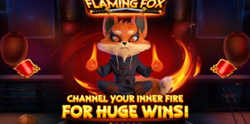 Flaming Fox — Gameplay screenshot — base reels