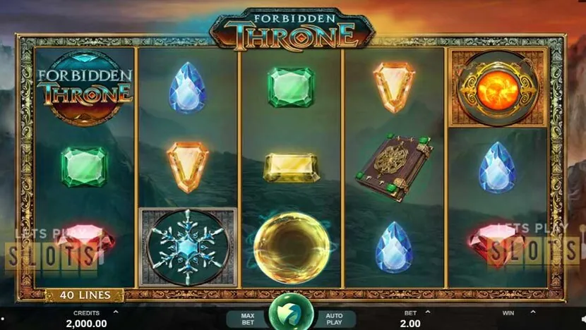 Forbidden Throne slot — Bonus round / free-spins trigger