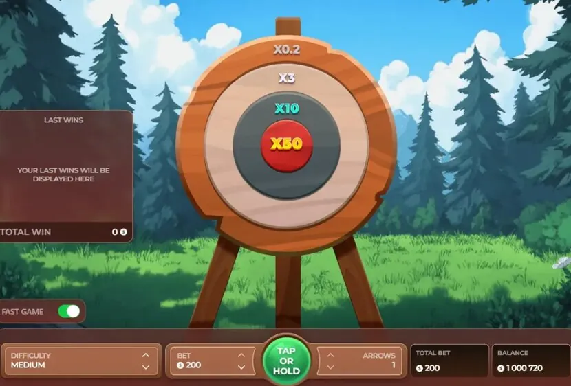 Forest Fortune slot — Mobile portrait view on iOS / Android