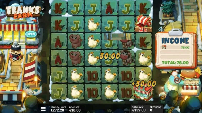 Franks Farm — Gameplay screenshot — base reels