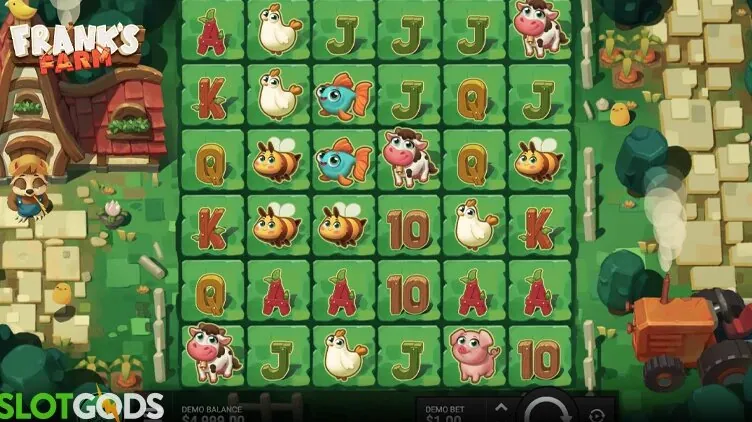 Franks Farm — Game interface and symbols