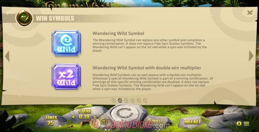 Gnome Wood slot — Free Spins round with x2 multiplier wilds