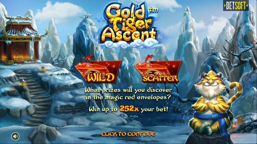 Gold Tiger Ascent slot — Mobile portrait view on iOS / Android