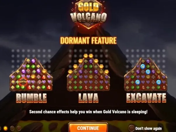 Gold Volcano — Game interface and symbols