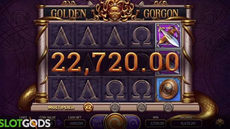 Golden Gorgon — Game interface and symbols