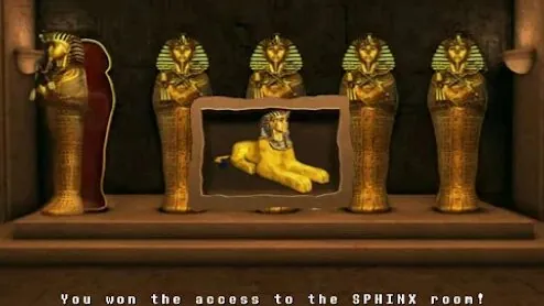 Golden Sphinx slot — Mobile portrait view on iOS / Android