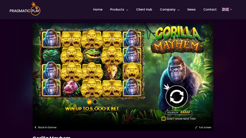 Gorilla Mayhem — Bonus features in action