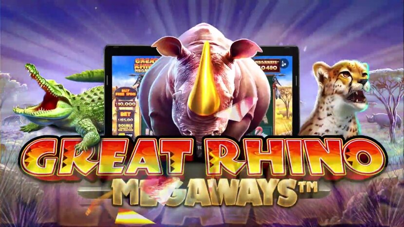 Great Rhino Megaways &mdash; gameplay screenshot