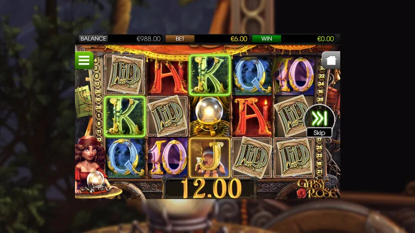 Gypsy Rose — Gameplay screenshot — base reels
