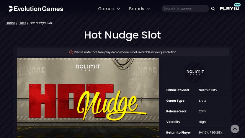 Hot Nudge — gameplay screenshot from official demo